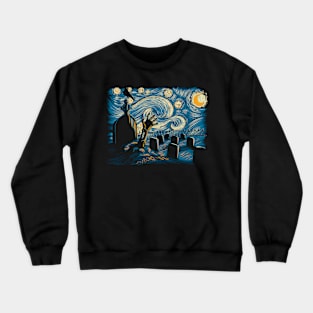 Starry Halloween Crewneck Sweatshirt